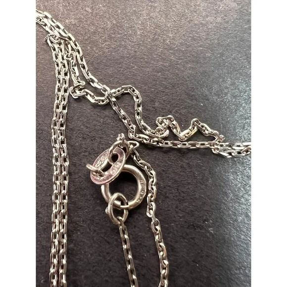 South seas pearl pendant and chain in sterling silver - Picture 9 of 11